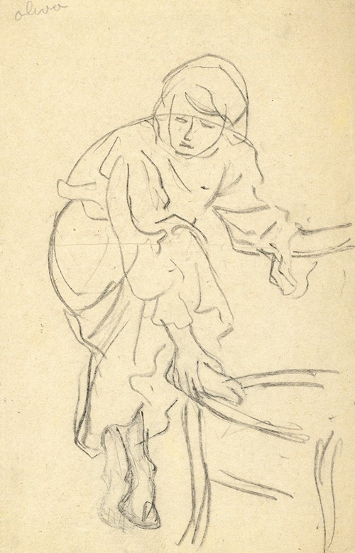 Zittende figuur