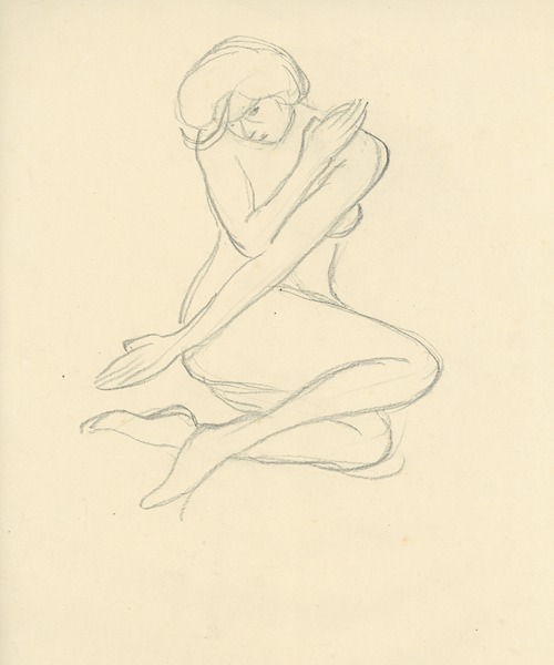 Zittende figuur