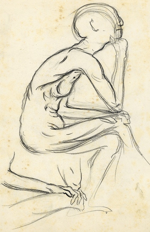 Zittende figuur