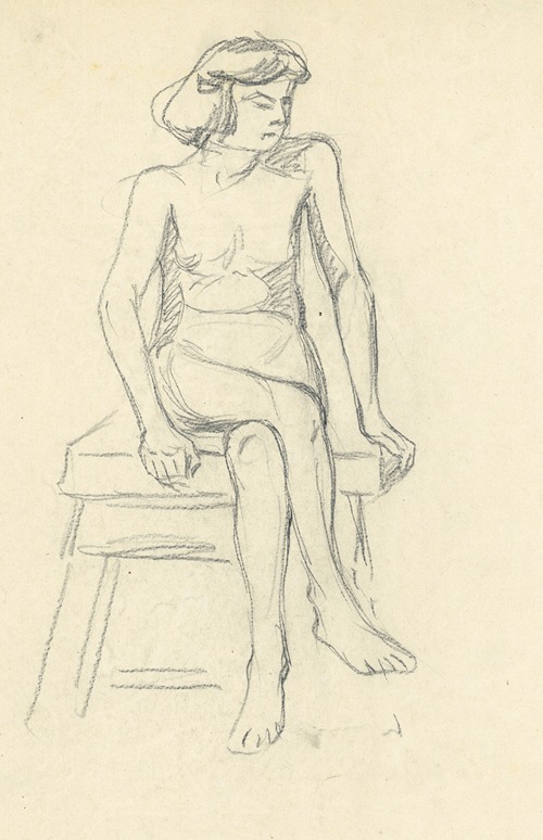 Zittende figuur