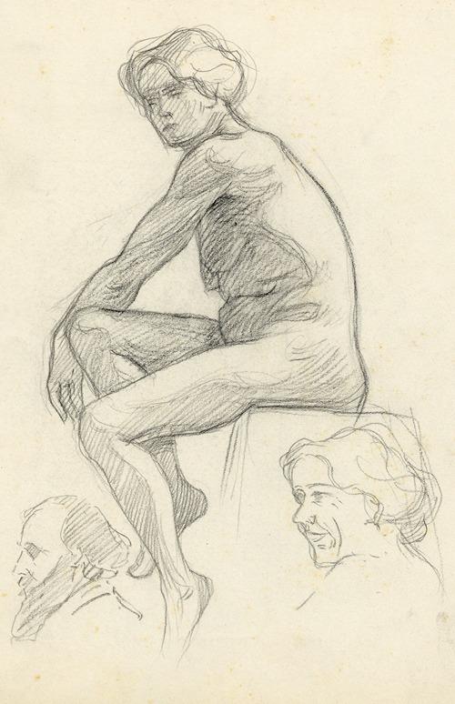 Zittende figuur