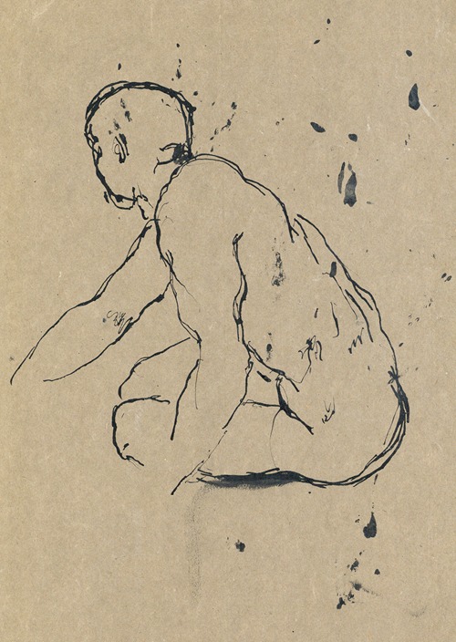 Zittende figuur