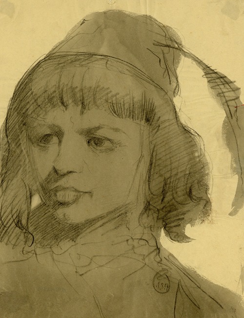 Portret jonge man met hoedje