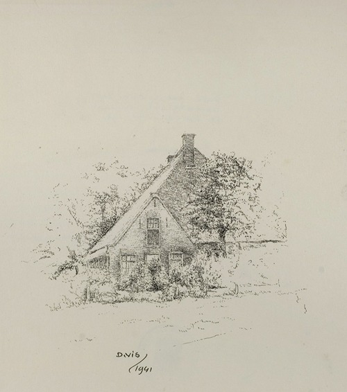 Baakmeerdijk te Bergen; oude boerderij