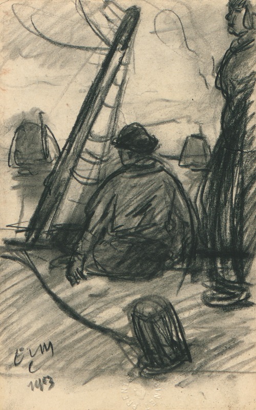 Aan de kade