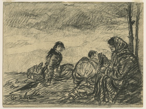 Rustende vluchtelingen