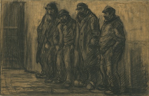 Vier schooiers (emigranten)