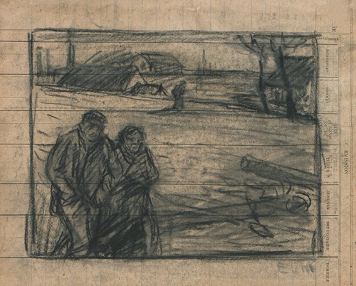 Wandelend op de Scheldedijk