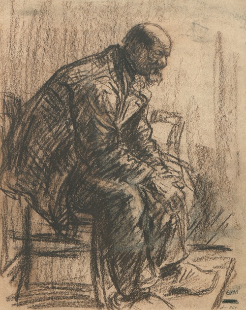 Zittende man