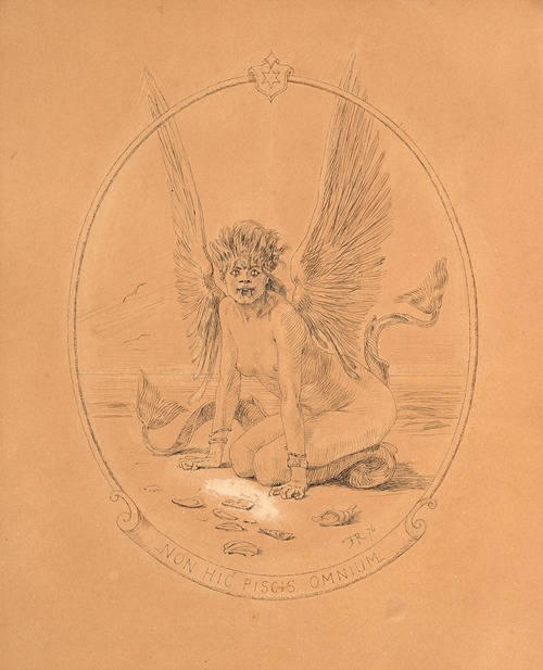 Woman-winged fish or rare fish