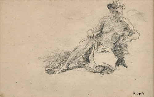 Femme allongée