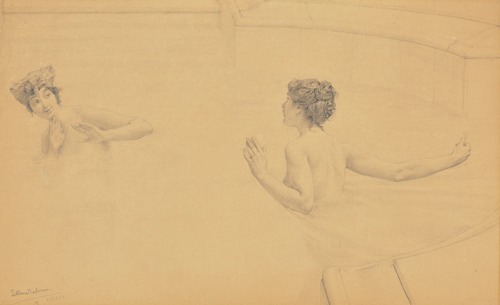 Splashing; the bathers