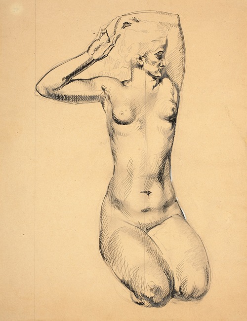 Etude pour une figure des Captives