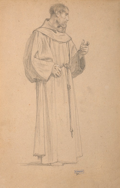 Study for a Franciscan Saint
