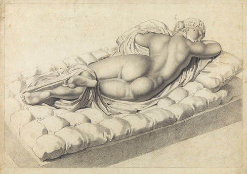 Female nude sleeping