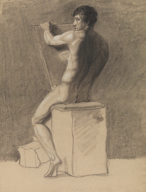 Seated nude