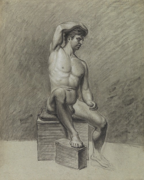 Seated nude