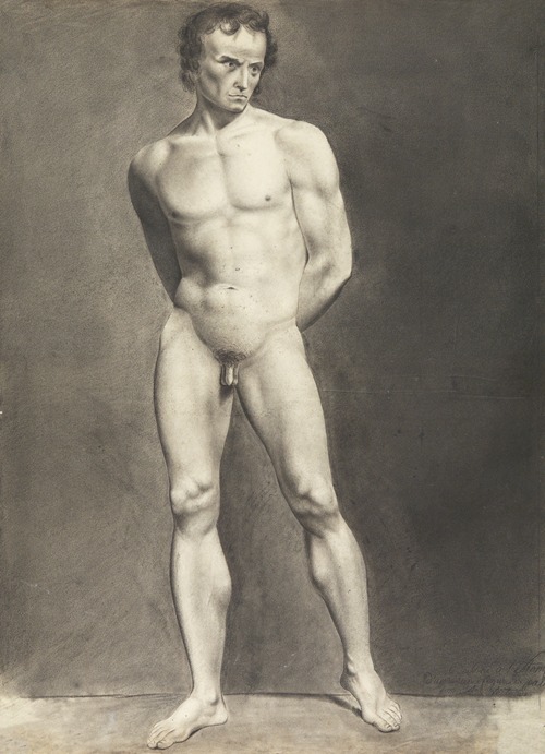 Standing male nude