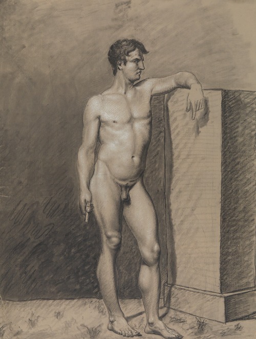 Standing male nude