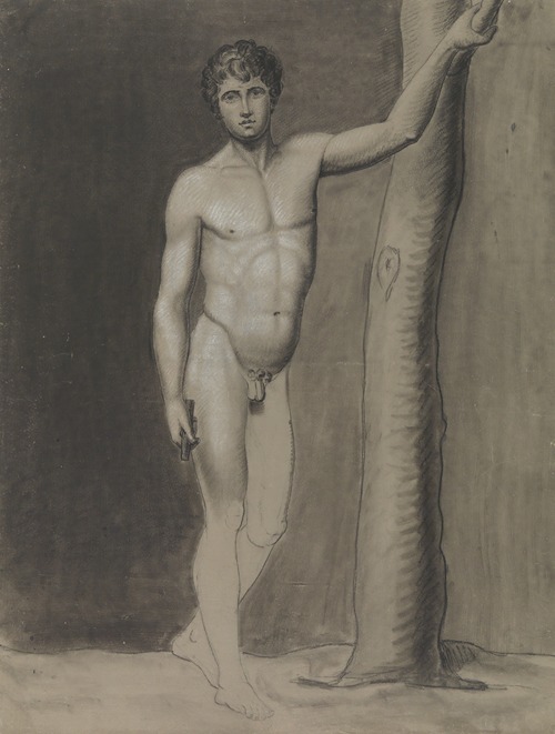 Standing male nude