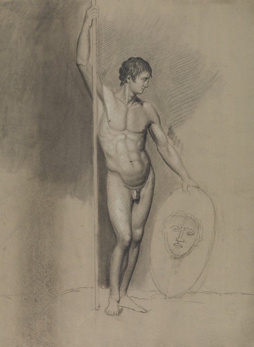 Standing male nude