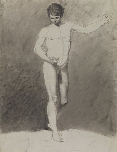 Standing male nude