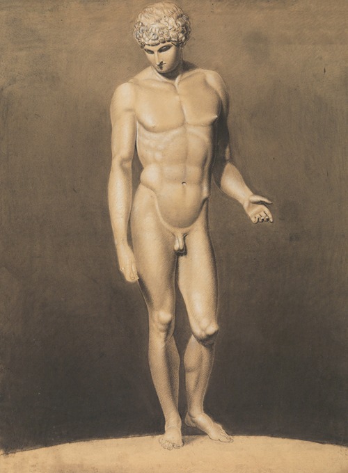 Standing male nude