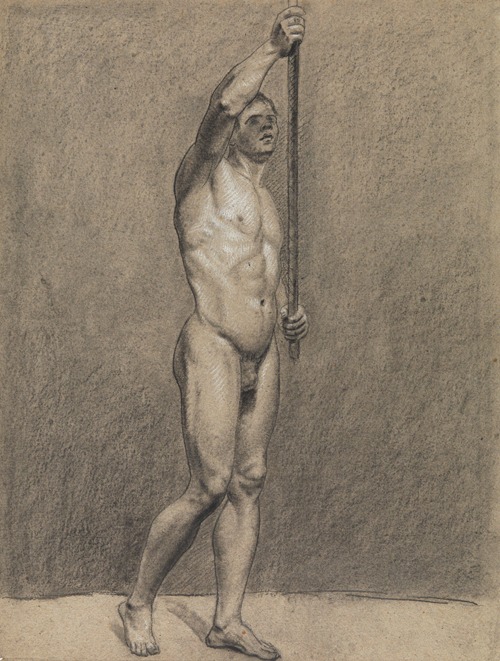 Standing male nude