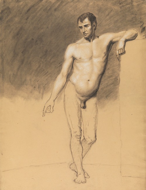 Standing male nude
