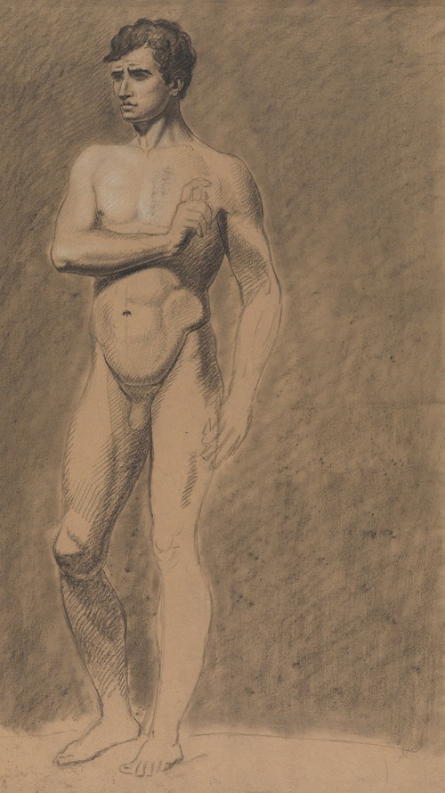 Standing male nude