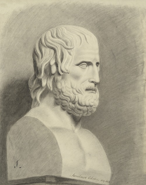 Bust of Euripides
