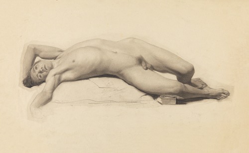 Reclining male nude