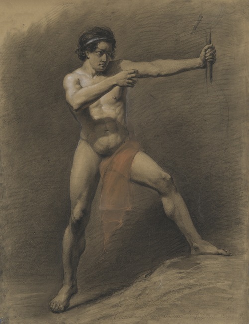 Standing male nude