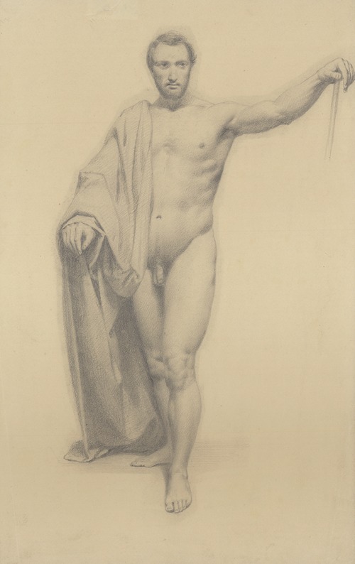 Standing male nude