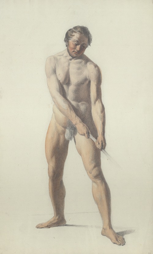 Standing male nude