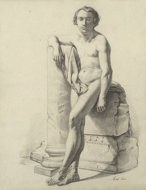 Standing male nude