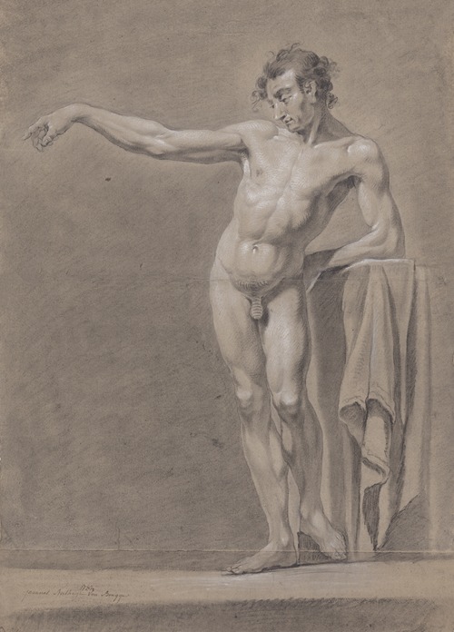 Standing male nude