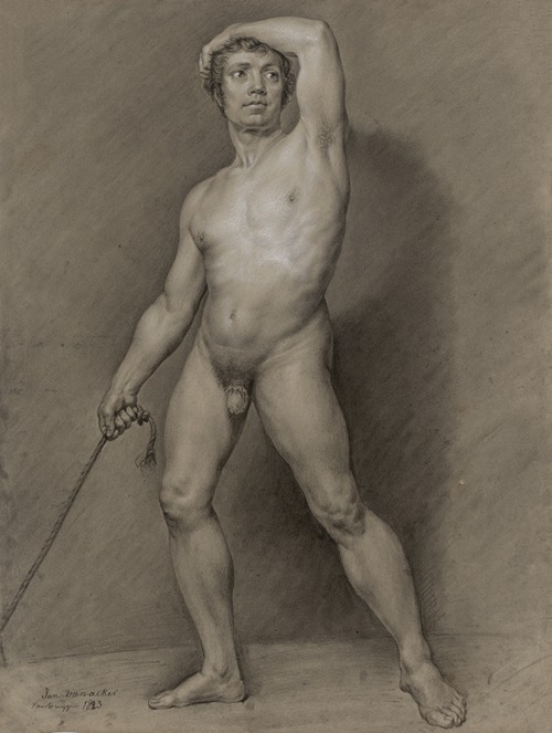 Standing male nude