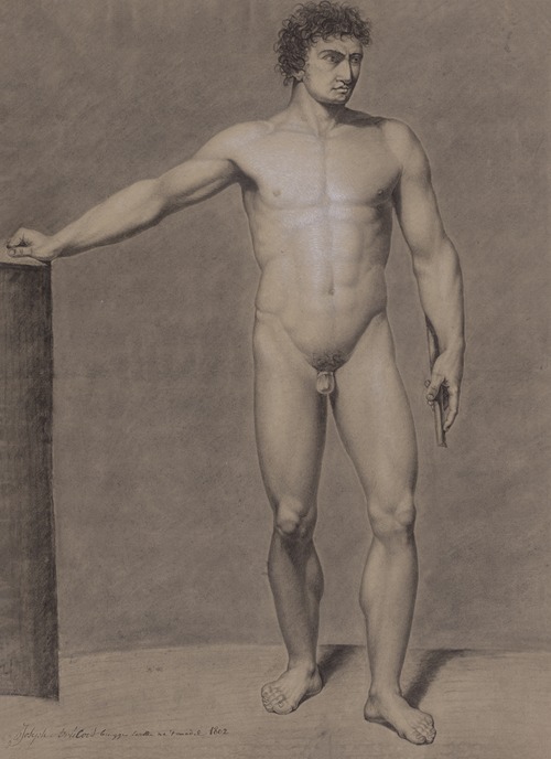 Standing male nude