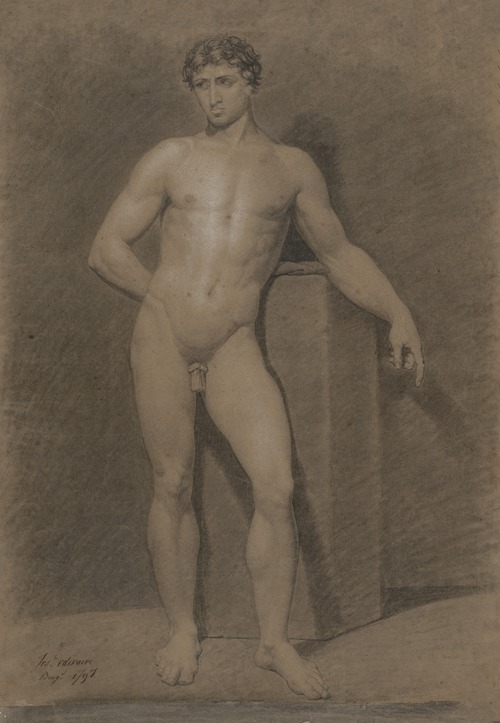 Standing male nude