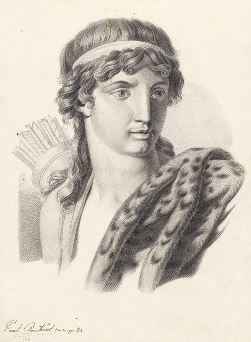 Bust of a huntsman