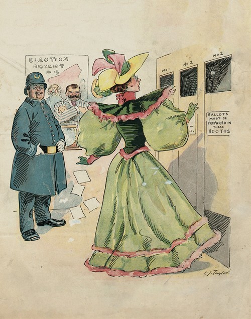 A squelcher for woman suffrage