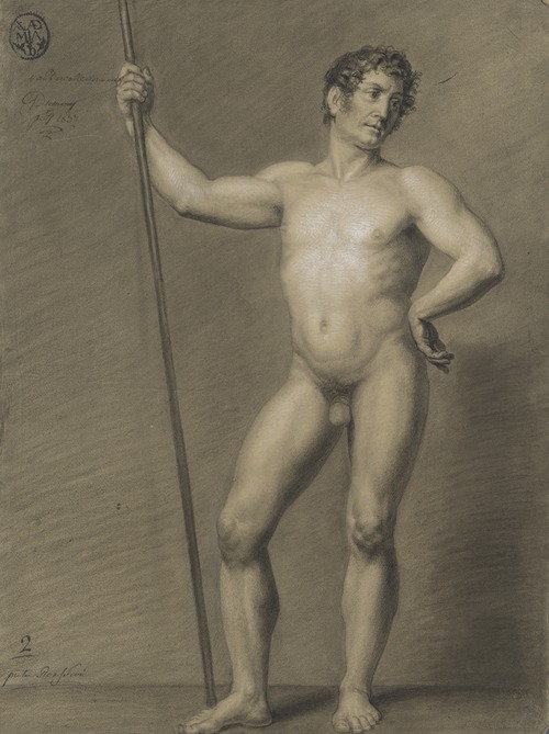 Standing male nude