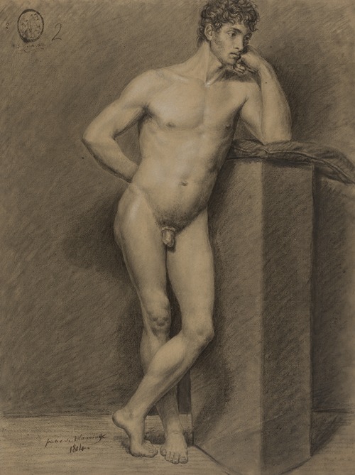 Standing male nude