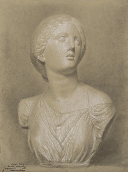 Bust of a fleeing Niobide