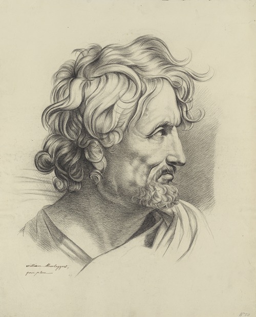 Bust of a man