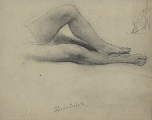 Studies of legs and feet