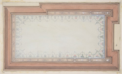 Design for the painted decoration of a ceiling