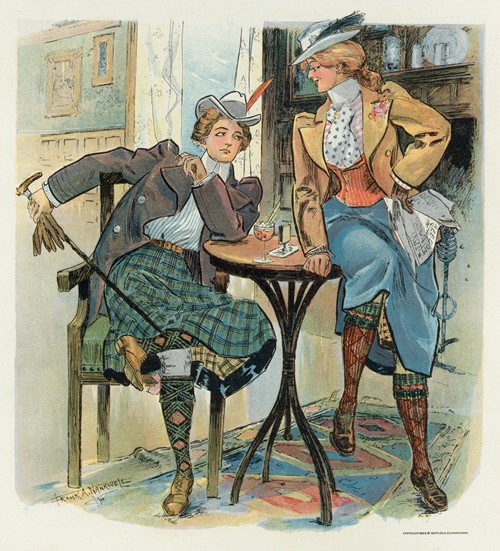At the woman’s club (1899)