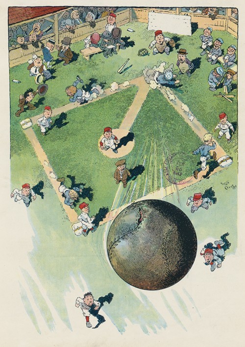 Ball’s-eye view of a home run
